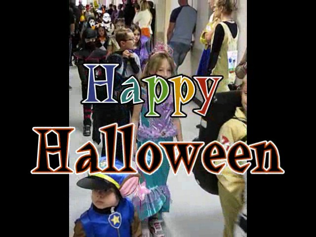 School Halloween Costume Parade