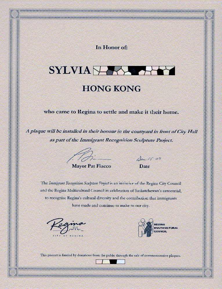 Full Name had been stain-glassed to protect privacy