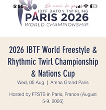 2026 Paris IBTF World Free Style Rhythmic Twirl Championship Finals -  Canada Team