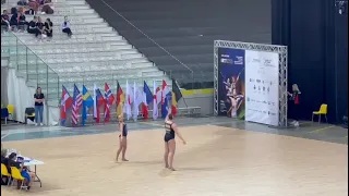 Italy Torino - 2025 IBTF World Majorettes Championship , Duet 